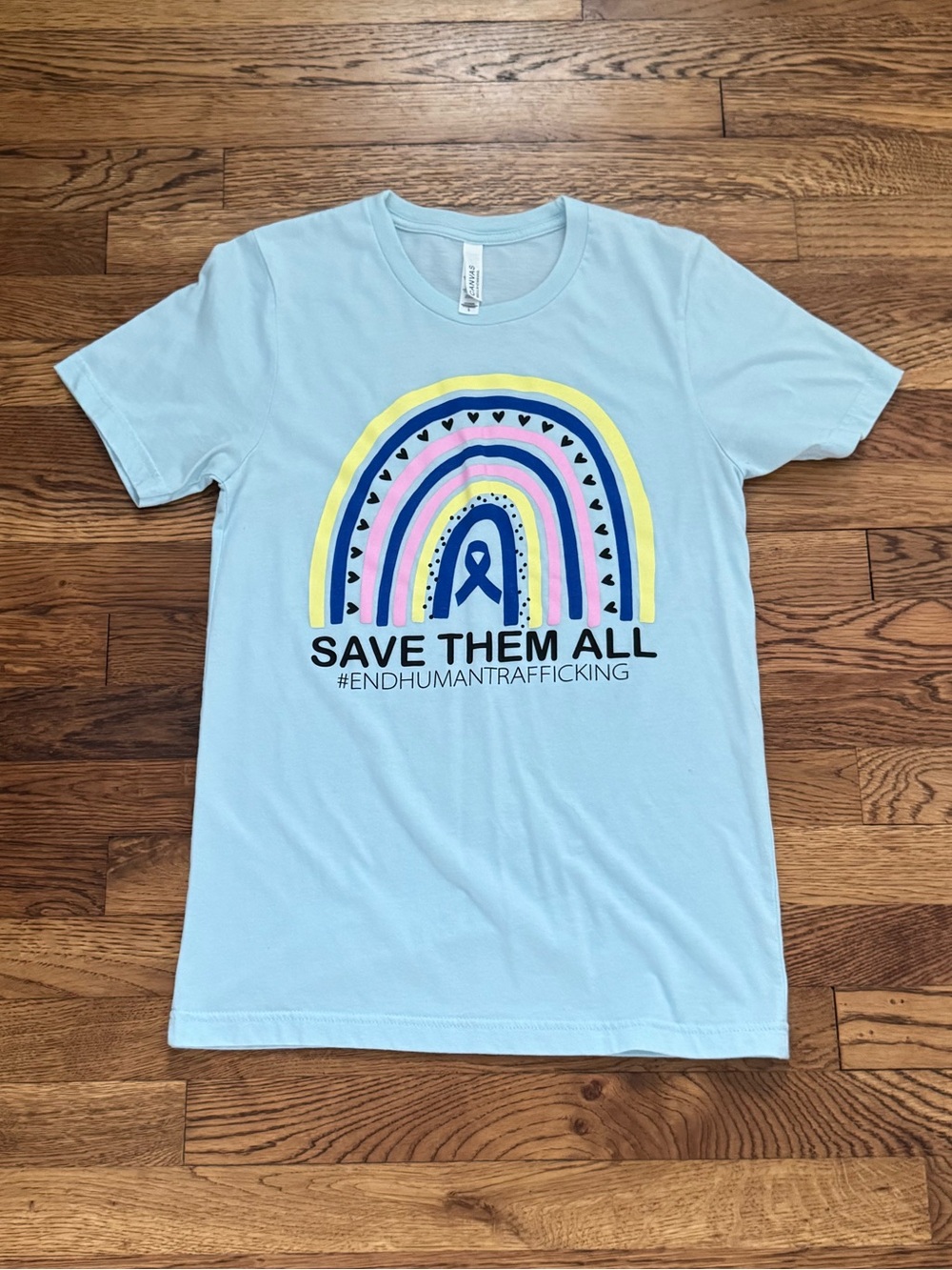 Bella Canvas Save Them All Graphic Tee, size S